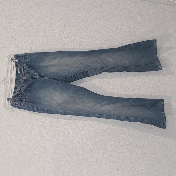 Y2K Mudd flare jeans, extreme low waist size 7 jrs. - Picture 1 of 10